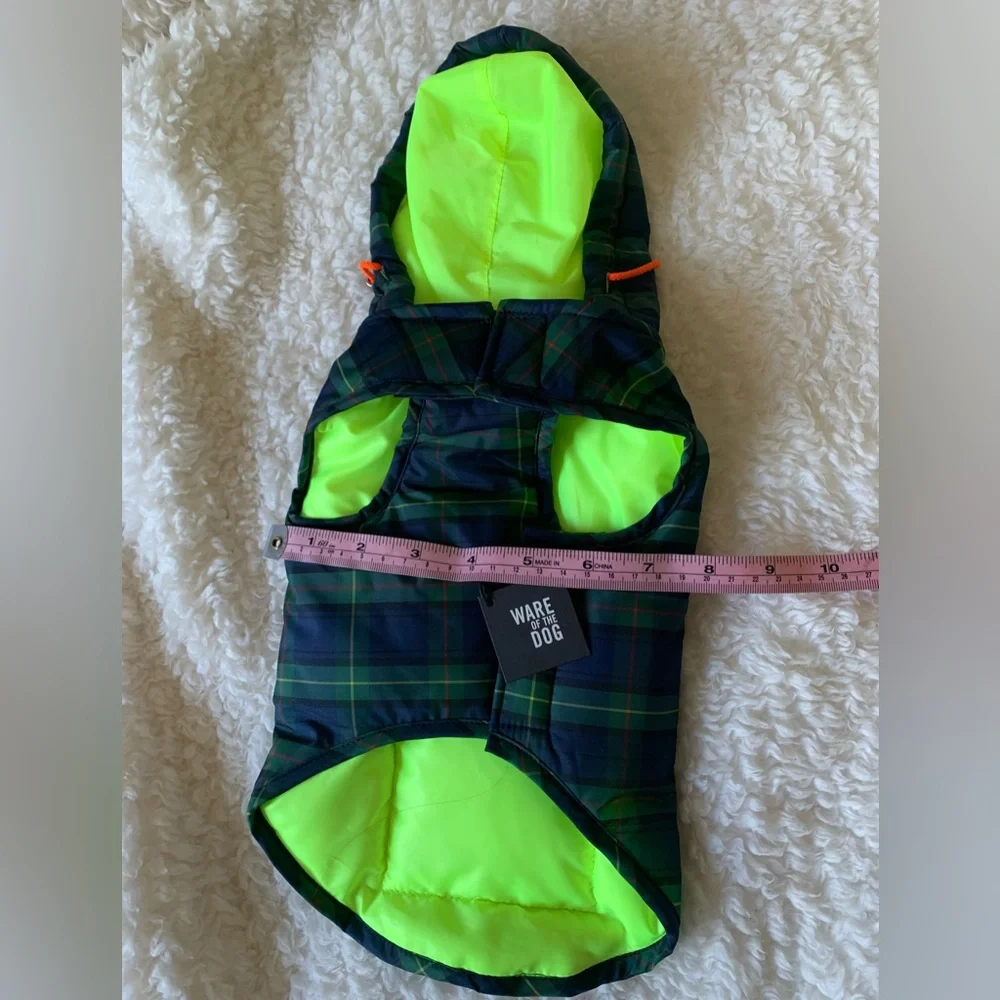 NWT Free People X Ware of the Dog Green and Blue Dog Jacket